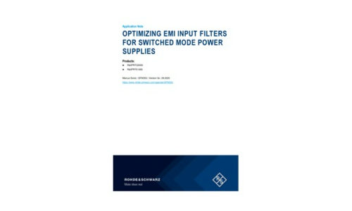 Optimizing EMI Input Filters for Switched Mode Power Supplies