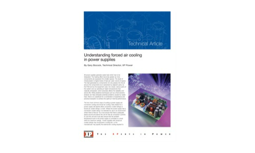 Understanding forced air cooling in power supplies